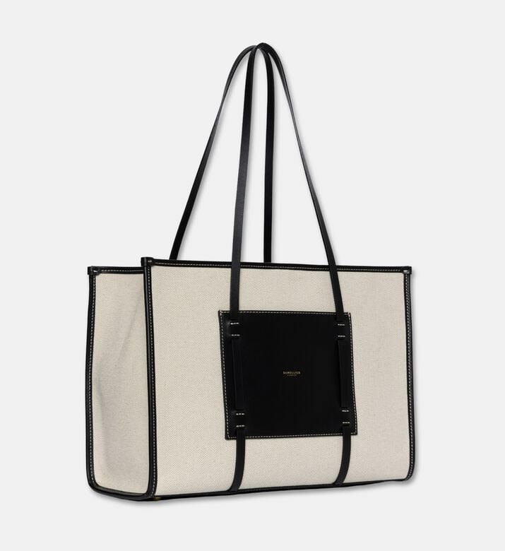 Demellier Large Capri Natural Raffia Bag, Packshot View