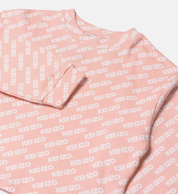 سويت شيرت صوف بطبعة العلامة التجارية على كامله