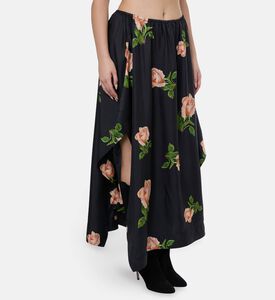 Nanushka All-over Floral-print Flared Skirt, Model View