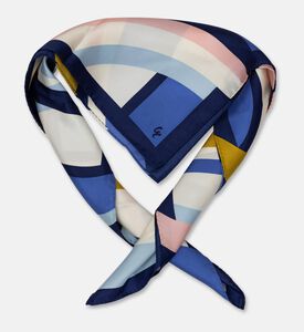 Galeries Lafayette Scarf Violaine, Blue, Packshot View