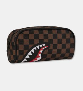 Sprayground Checkered Pattern Pencil Bag, Packshot View