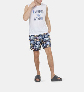 Printed Sleeveless T-shirt Printed Sleeveless T-shirt