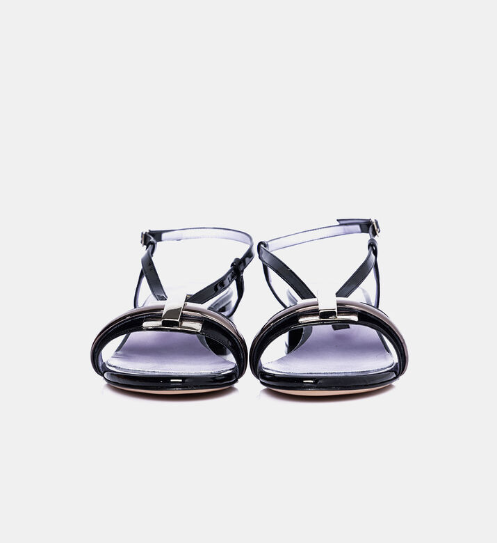 Leather Adjustable Strap Sandals