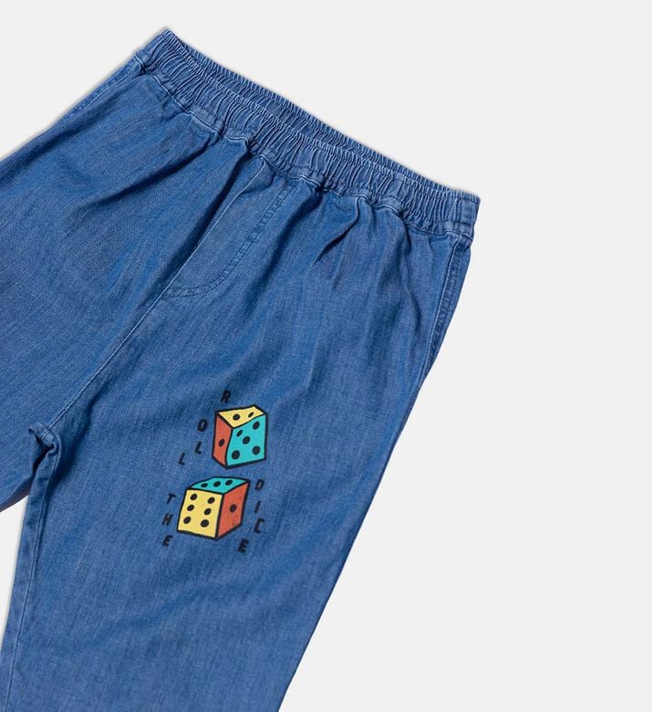 Bobo Choses Dice-print Elasticated Waistband Shorts, Packshot View Bobo Choses Dice-print Elasticated Waistband Shorts, Packshot View