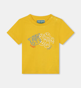 تيشيرت كامبوس بطبعة أزهار عضوية