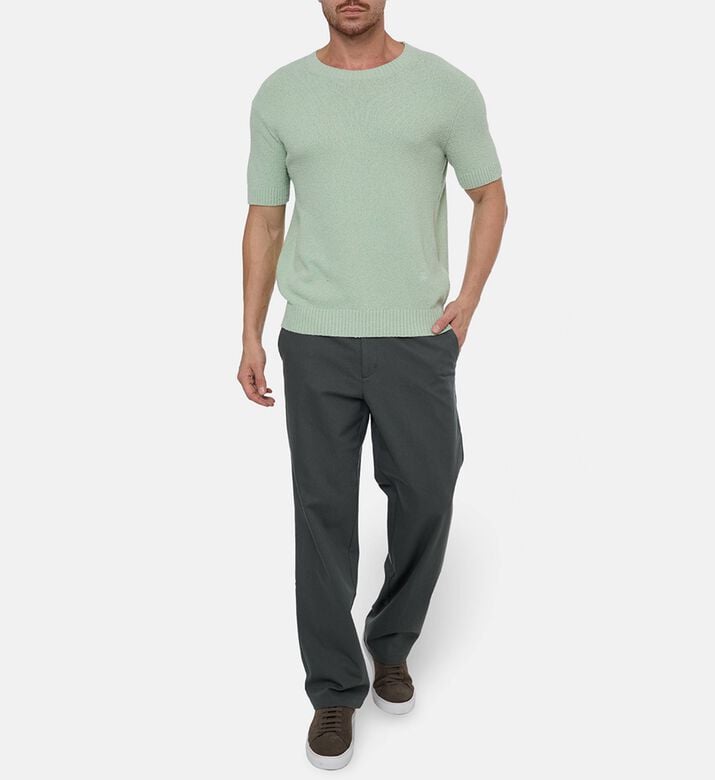 Samsoe Sanoah Classic Button Closure Pants, Model View