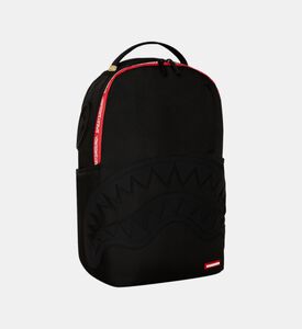 حقيبة ظهر مزخرفة بفم سمكة قرش