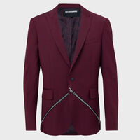 Fracket Detachable Zip Blazer