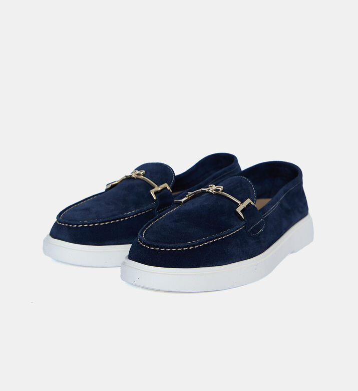 حذاء لوفرز ويف شامواه بلون بسكويت