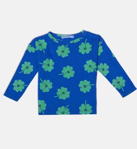 Bobo Choses All-over Four-leaf Clover Pattern Long-sleeve T-shirt, Packshot View