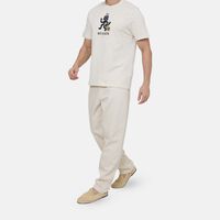 Straight-leg Slip Pockets Pants