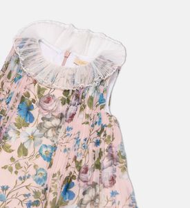 All-over Flower-print Sleeveless Dress All-over Flower-print Sleeveless Dress