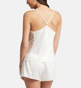 Satin Embroidered Flower Sleepwear Set Satin Embroidered Flower Sleepwear Set