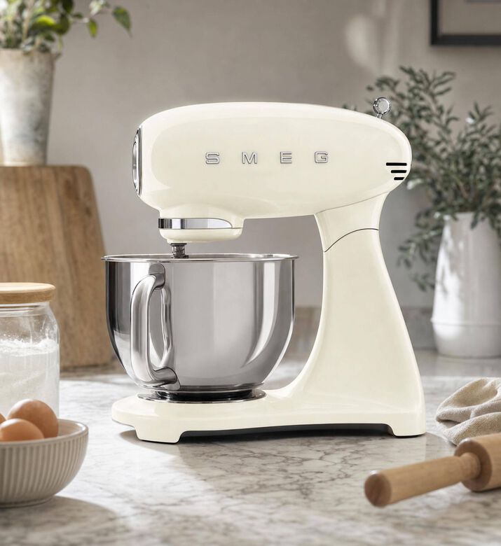 Smeg Side Handle Stand Mixer, Model View