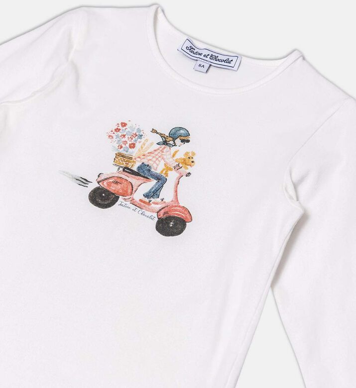 Illustration Raspberry Scooter T-shirt