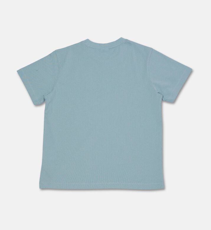 Maison Kitsune Ts Head, Blue, 8y, Packshot View