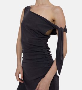 Sasus Slim-fit Jersey Maxi Dress