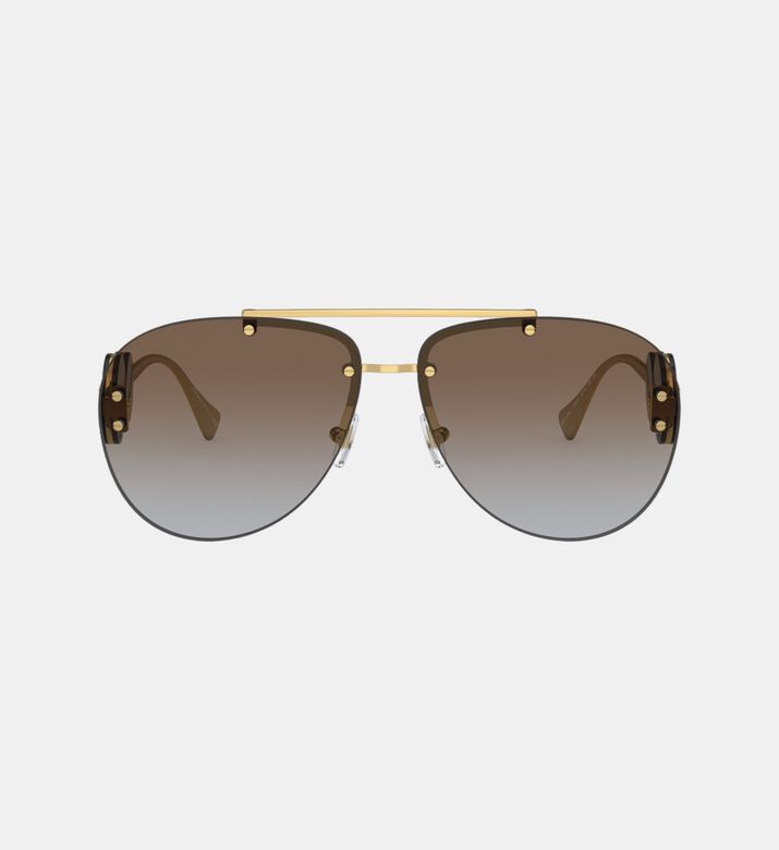 Metal Oversized Gradient Sunglasses 63
