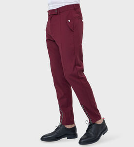 سروال كلاسيكي بسحاب مكبل