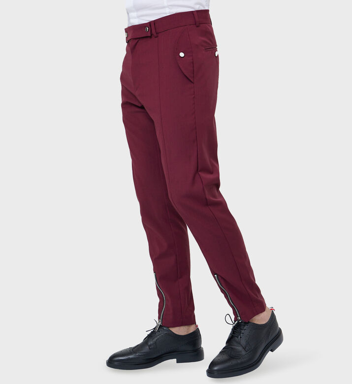 سروال كلاسيكي بسحاب مكبل