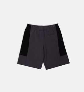 شورت قطن بتصميم مقسم بألوان