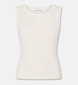 Samsoe Jacquard Knit Sleeveless Top, Packshot View
