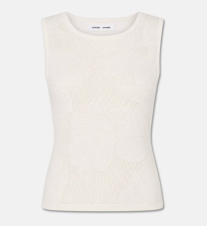Samsoe Jacquard Knit Sleeveless Top, Packshot View