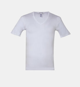 Cotton V-neck Lounge T-shirt