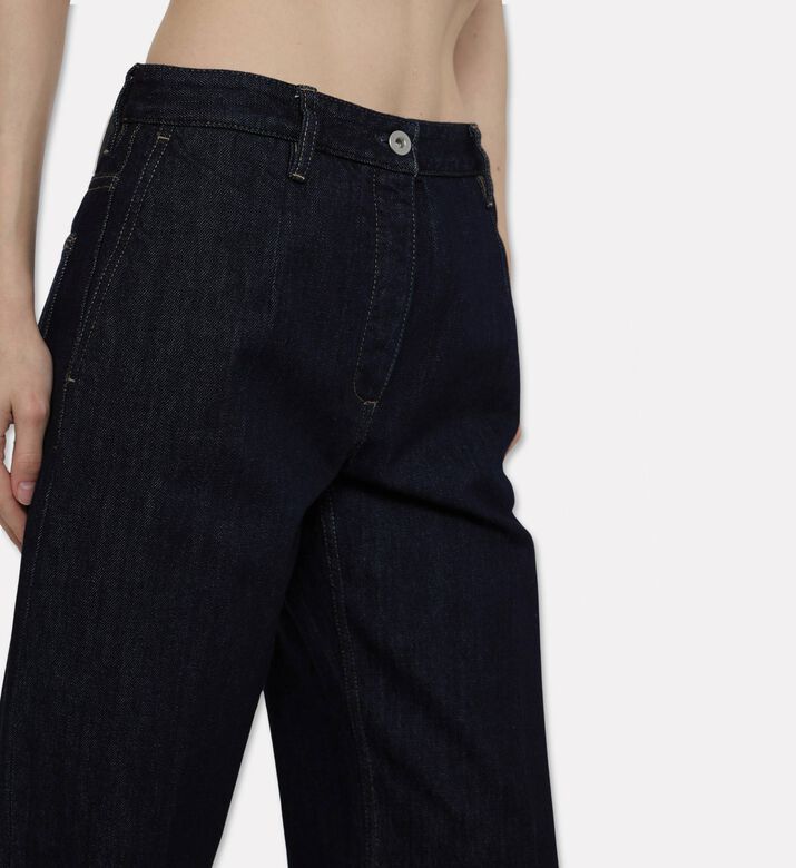 Jil Sander Denim Five-pocket Style Pants, Model View
