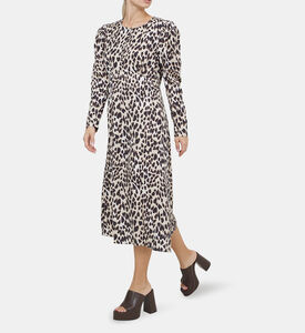 Baguera Leopard-print Midi Dress Baguera Leopard-print Midi Dress