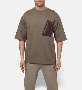 EA7 Cotton Crewneck T-shirt, Model View