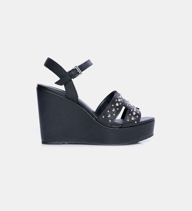Round Toe High Platform Heels