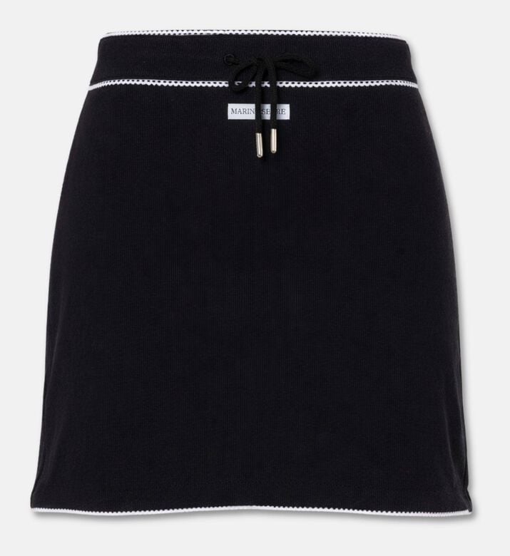 Marine Serre Light Ribbed Midi Skirt, Packshot View