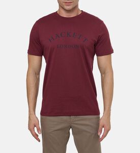 Hackett London Ts Heritage, Burgundy, Xl, Model View
