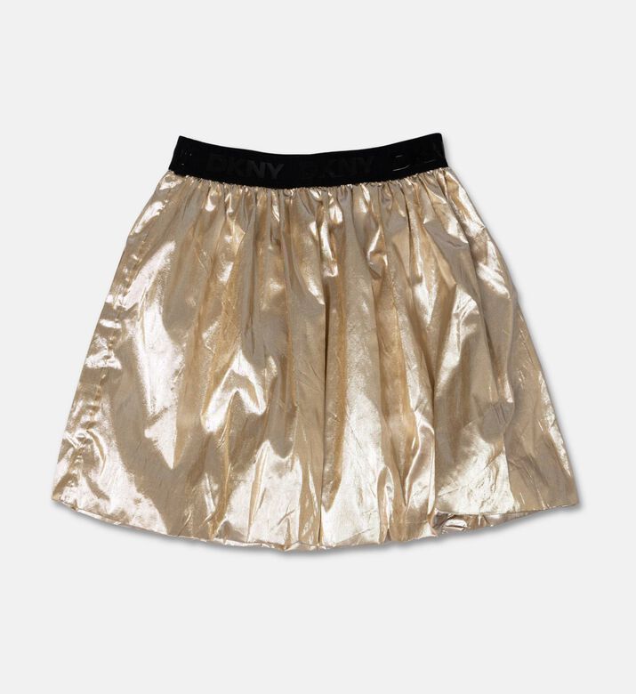 DKNY Metallic Elastic Waistband Skirt, Packshot View