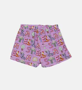 All-over Graphic Print Shorts