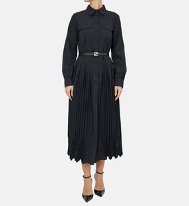 Handmade Pleats Chemise Dress