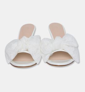 Atana Sheer Lace Rosette Mules, Packshot View