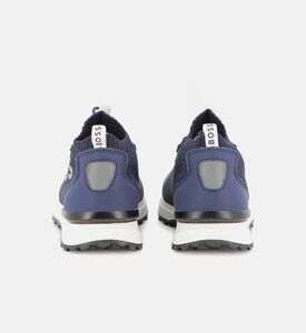 Lace-up Knit Sock Sneakers