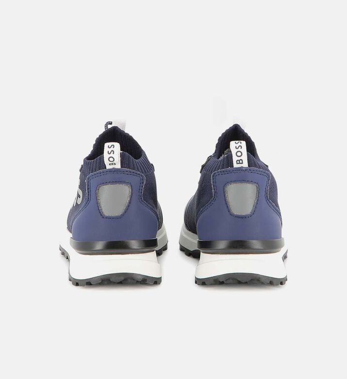 Lace-up Knit Sock Sneakers