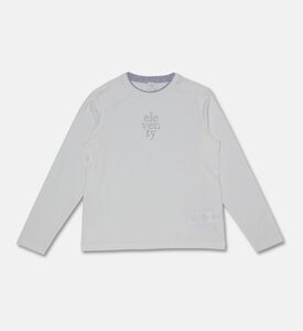 Eleventy Logo-embroidery Long-sleeve T-shirt, Packshot View