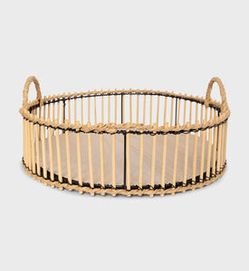 Bamboo Wood Handled Tray Bamboo Wood Handled Tray
