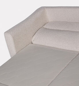 Home Deco and More Sofabed Lucy 2.5 Seater, Beige, Packshot View