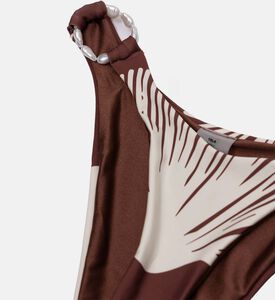 قطعة بيكيني سفلية بخصر عالي