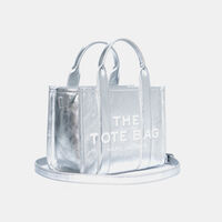 The Small Tote Laminated Leather Bag