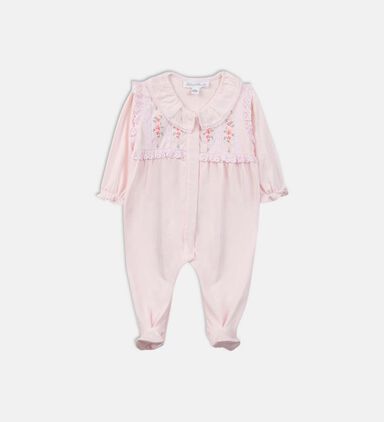 Embroidered Baby Girls Pajamas