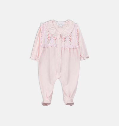Embroidered Baby Girls Pajamas