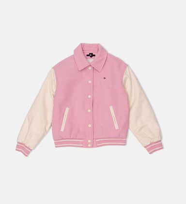 Varsity Padded Bomber Jacket