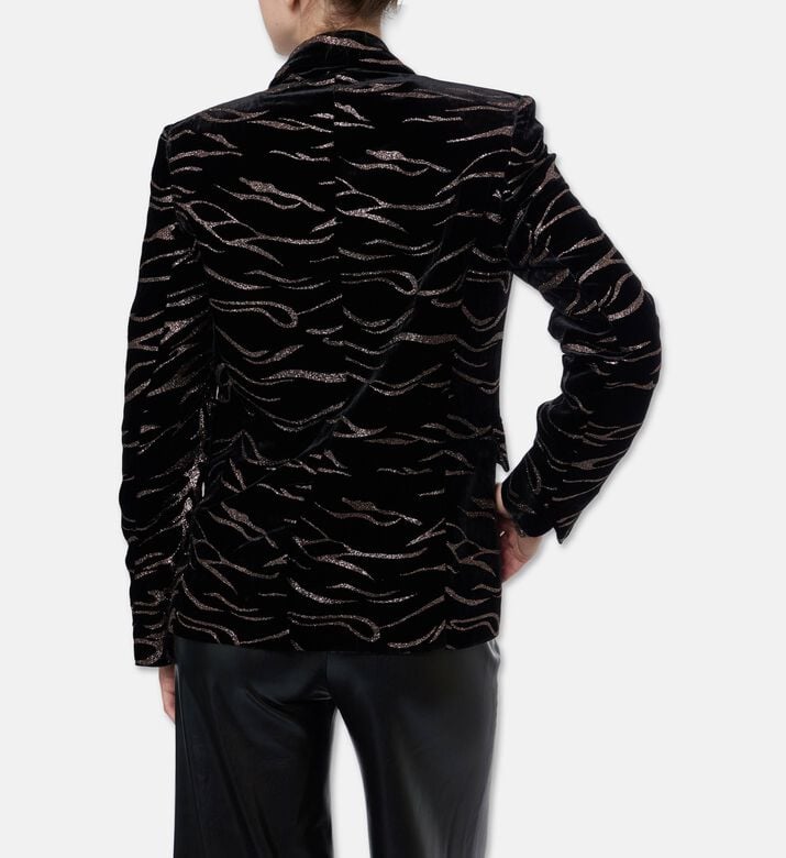 Zadig et Voltaire Embellished Single-button Blazer, Model View