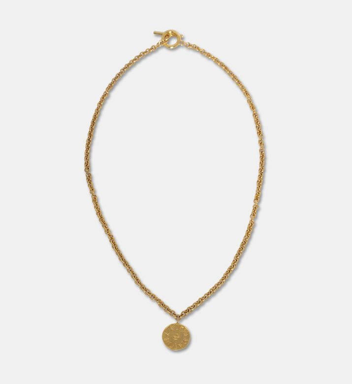 Patou Charm Embossed Logo Chain Necklace, Packshot View